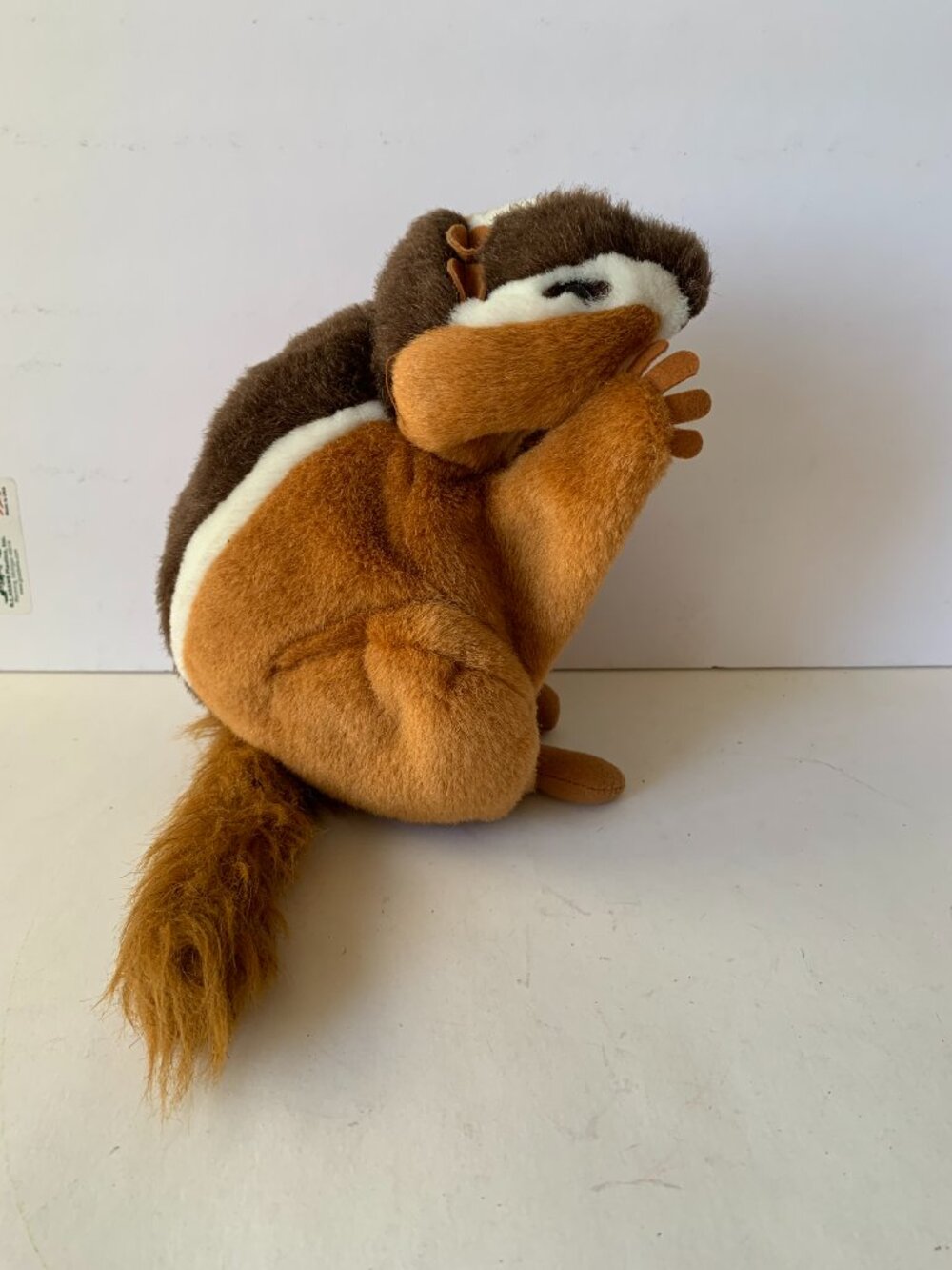 Vintage Folktails Folkmanis Chipmunk Hand Puppet Plush 10" Stuffed Animal Brown